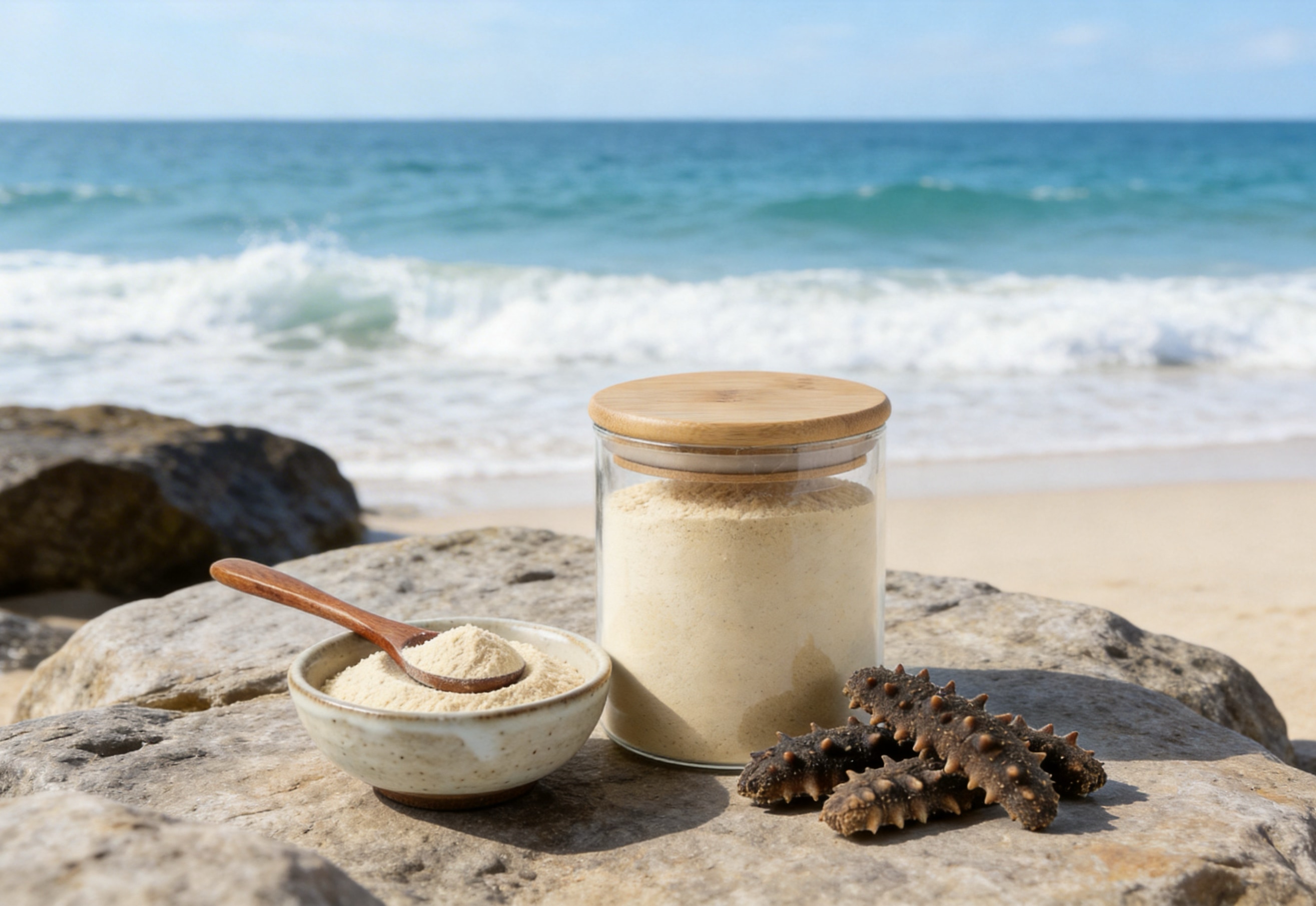 Sea cucumber peptide sourcing region